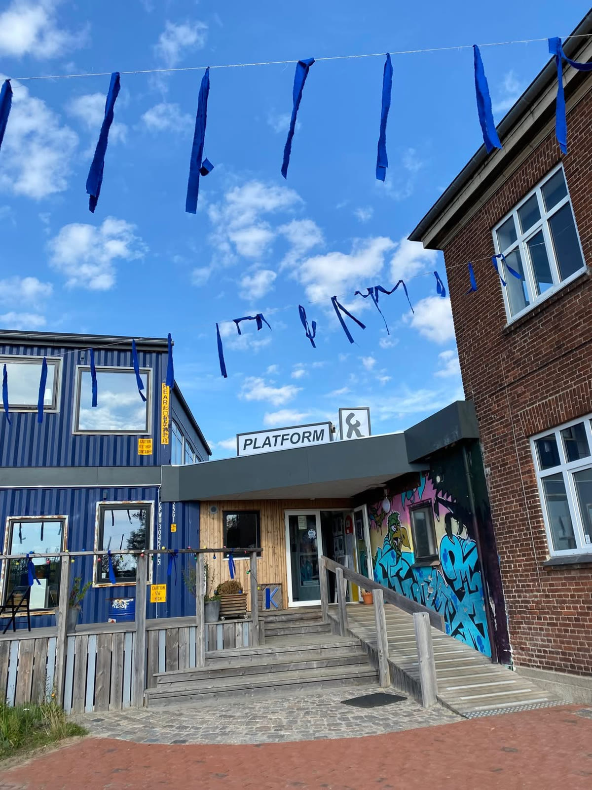Intrarea în Platform K din Horsens